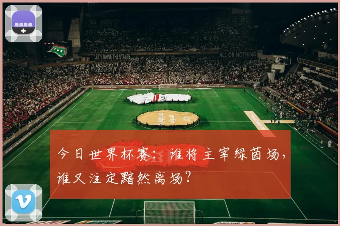 今日世界杯赛：谁将主宰绿茵场，谁又注定黯然离场？